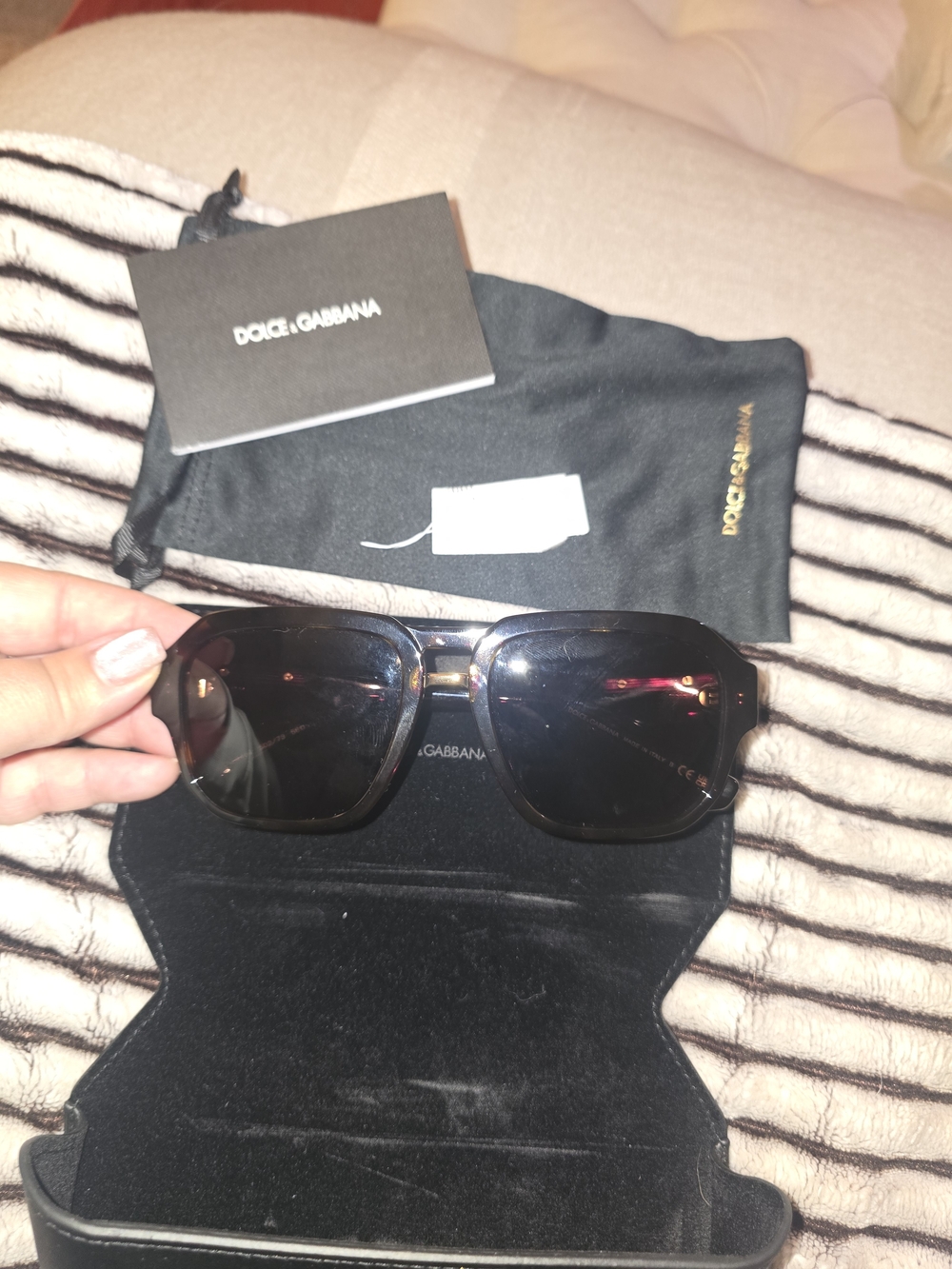 BNWT Dolce & Gabbana Women’s Tortoise Aviator-style Sunglasses